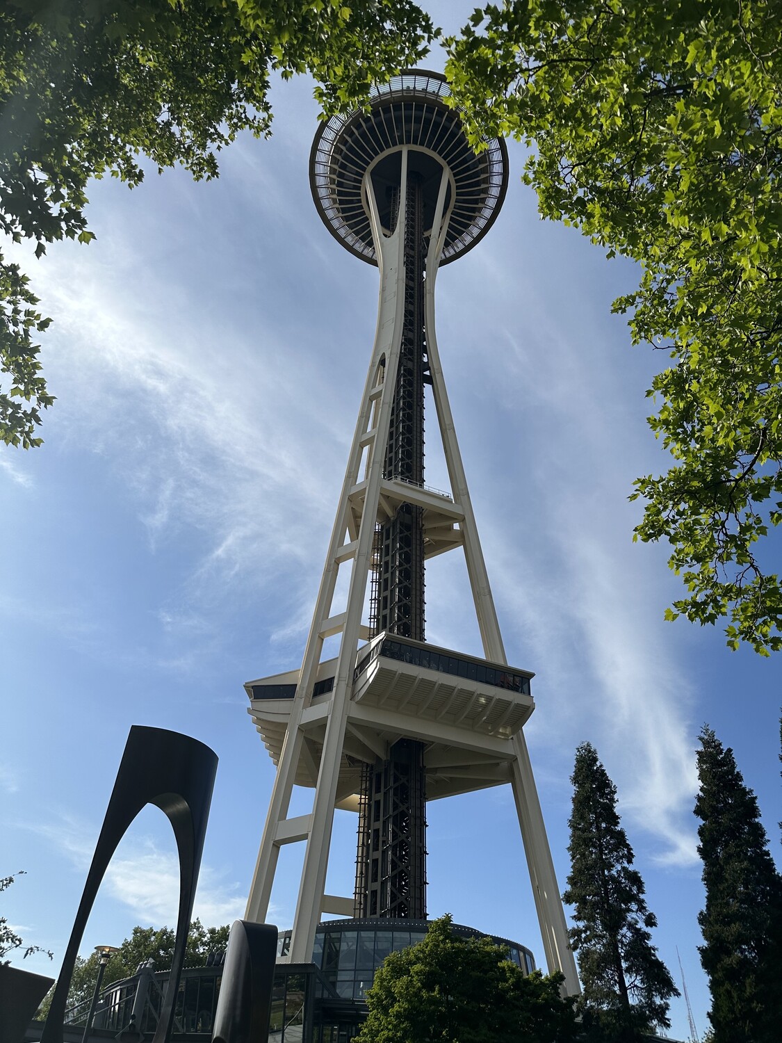 A picture of the Space
Needle at Seattle