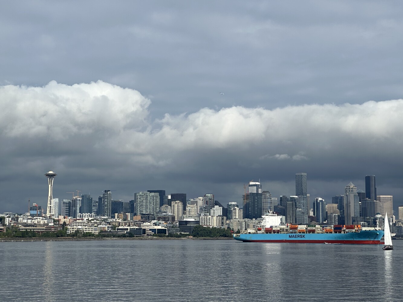 The Seattle Skyline taken
from a boat