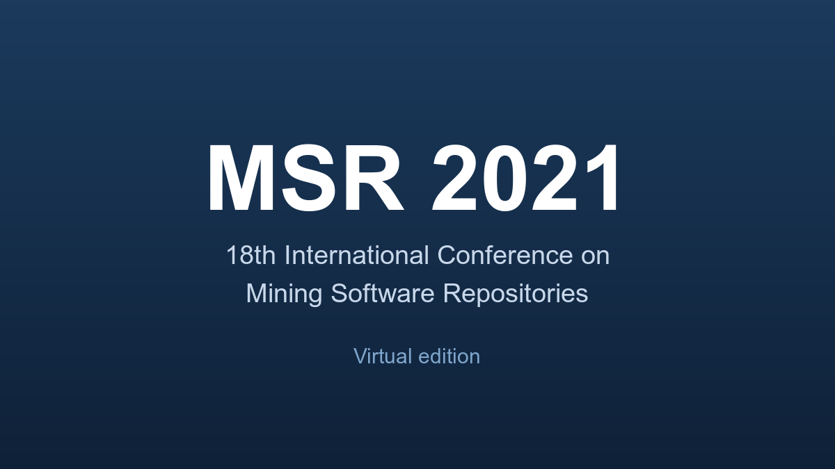MSR 2021