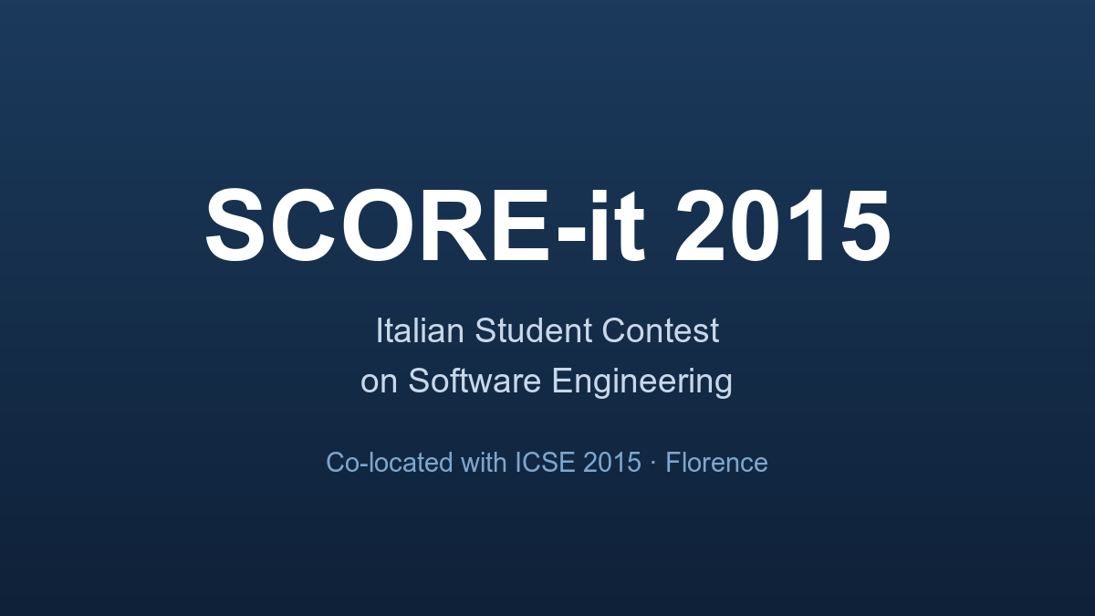 SCORE-it 2015