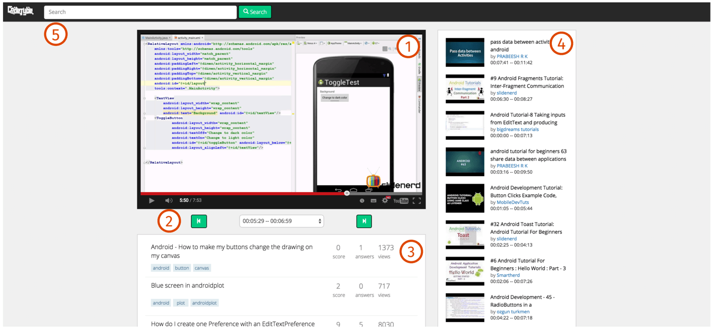 Automatic Identification and Classification of Software Development Video Tutorial Fragments